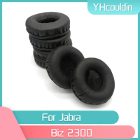YHcouldin Earpads For Jabra Biz 2300 Biz2300 Headphone Accessaries Replacement Wrinkled Leather