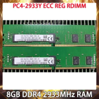 1 Pcs RAM 8GB DDR4 2933MHz ECC REG RDIMM PC4-2933Y For SK Hynix Server Memory
