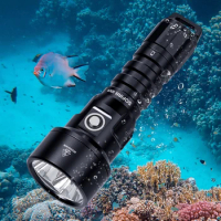 Sofirn SD09 Diving Flashlight SST40 3400lm Rechargeable Underwater Deep Scuba Torch Dive LED Light Powerful 21700 Under 100M
