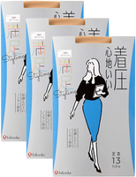 日本 福助 fukuske 滿足 BEAUTY 加壓顯瘦美肌薄透 絲襪 M-L/ L-LL 2020 新包裝 RH shop 日本代購