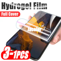 1-3PCS Full Cover Hydrogel Film For Xiaomi Poco F5 Pro F4 5G F3 GT Pocco Poca F 5 5Pro 4 4GT 3 3GT Protection Screen Protector