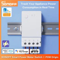 SONOFF POW Origin 16A Wifi Smart Power Meter Switch Smart Home WiFi Switch With Power Monitoring Work With Alexa Google Home