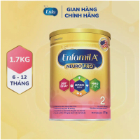 【Hot】 Sữa bột Enfamil A+ Neuropro 2 1.7kg với DHA giúp phát triển não bộ cho trẻ từ 6 12 tháng tuổi