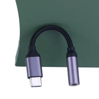3.5mm DAC Adapter Audio Cable Type C to 3.5mm Jack Earphone Amplifier Digital Decoder Headphones Adapter Audio Adapter