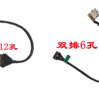 DC Power Jack with cable For HP Omen 3 Omen15-CE002TX Ce0014tx TPN-Q194 Laptop DC-IN Charging Flex Cable