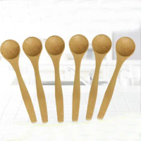 500pcs Eco-Friendly Japanese Bamboo Spoon Tableware Ice Cream Coffee Tea Soup Spoon Kitchen Cooking Utensil 13*3.2cm