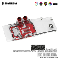 Barrow GPU Water Block For ASUS ROG STRIX GTX1660 TI /O6G/A6G/ O6G GAMING Graphics Card,Full Cover,5V3PIN ARGB,BS-ASS1660T-PA