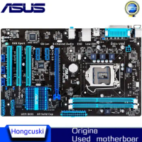 For Asus H61-PLUS Desktop Motherboard H61 Socket LGA 1155 i3 i5 i7 DDR3 uATX UEFI BIOS Original Used Mainboard DVI On Sale