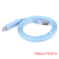 1.8m USB ke RJ45 USB ke RS232 Serial ke RJ45 CAT5 COLT hubungi kabel CORT untuk router CISCO BARU