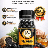 PILPRESS Pil Cypress Obat Herbal untuk Stroke, Asam Urat, Diabetes, Nyeri Sendi & Syaraf Kejepit POM