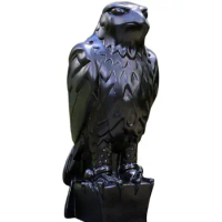 Falcon Statue Resin Crafts Reproduction Film Props Home Bookstand Bookstall Desktop Decorative Ornaments