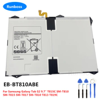 Runboss EB-BT810ABE EB-BT810ABA 5870mAh Tablet Battery For Samsung Galaxy Tab S2 9.7" T815C SMT810 SM-T815 SM-T817 SM-T810 T819C