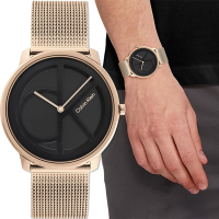 Calvin Klein CK 經典Logo米蘭帶手錶 送禮推薦-40mm 25200029