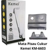 Mata Pisau Kemei 6603 - Profesional Hair Clipper Blade Cutter Head