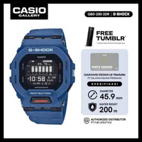 G-Shock Jam Tangan Pria GBD-200-2DR Digital Original blue