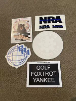 2023 Shot Show Las Vegas, NV Lot of 5 Stickers Decals Ontario Knife Co, NRA