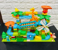 Marble Race Run BALOK BESAR edisi terbaru dengan xylophone