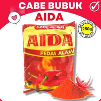 Cabe Bubuk Aida 250g- Bumbu Cabe Giling Aida - Bumbu cabe bubuk