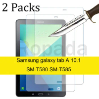 2PCS Glass For Samsung Galaxy Tab A 10.1 (2016) SM-T580 SM-T585 Scratch Proof Tempered Glass Screen Protector