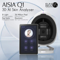 AISIA Q1 3D AI Skin Analyzer Facial Detection Skin Problem Diagnosis 8 Spectrum Professional Analysis Beauty Salon Equipment