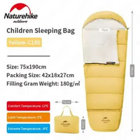 SLEEPING BAG ANAK NATUREHIKE NH21MSD01 - SELIMUT TIDUR ANAK C180 YELLOW