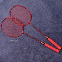 Badminton racket, carbon fiber, 4U, 82 grams, 100%, 2 pieces