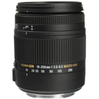 Sigma 18-250mm F3.5-6.3 DC Macro OS HSM Lens for Canon 600D 650D 700D 750D 760D 800D 60D 70D 77D 80D T3i T5i