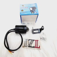 lampu tembak sorot led laser d2 mini baby v12 oval 2 warna jauh dekat - BAD BAD, KUNING PUTIH