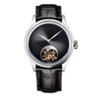 Simple Elegant Light Luxury Mechanical Men's Watch Seagull Tourbillon Movement Pot Cover Sapphire Fashion Men's Watch