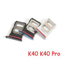 10pcs For Xiaomi Redmi K40 K40 Pro Sim Card Tray Slot Holder Replacement Parts