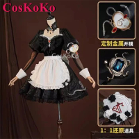 CosKoKo Fiona Gilman/Priestess Game Identity V Cosplay Redheaded Witch Elegant Maid Dress Halloween Party Role Play Clothing New