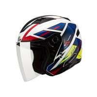 【SOL Helmets】SO-7開放式安全帽 (國旗_白/紅藍) ｜ SOL安全帽官方商城