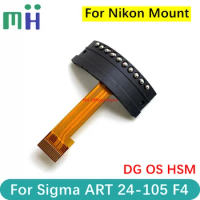 NEW For Sigma ART 24-105mm F4 DG OS HSM (For Nikon Mount) Lens Contact Point Part Rear Connect Flex Cable Flexible 24-105 F/4