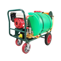 powered portable 160L Pesticide Wheelbarrow Farmland Agricultural Use Trolley Gasoline Engine Power Sprayer