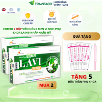 【Không hiệu quả hoàn tiền】 【Phiên bản nâng cấp】 [2 TẶNG 5] Men Vi Sinh Phụ Khoa Lavi Biotic Hộp 30 V