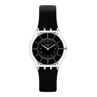 Swatch SKIN超薄系列手錶 BLACK CLASSINESS AGAIN 黑色優雅 (34mm) 男錶 女錶 手錶 瑞士錶 錶