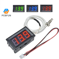 Termometer Digital, Pcbfun, DC 12v, XH-B310, dengan Penderia Jenis K