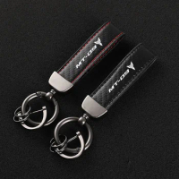 Carbon Fiber Motorcycle Keychain Holder Keyring for YAMAHA MT-09 MT 09 MT09 Tracer XSR900 XSR Accessories
