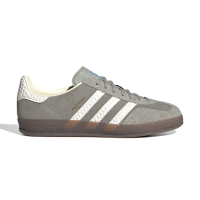【adidas 愛迪達】Originals Gazelle Indoor 男鞋 女鞋 灰色 中性 麂皮 復古 休閒鞋 IF1807