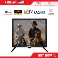 SAMView Digital LED TV HD Ready 720p MYTV DVB-T2 Ready (19\) HD"