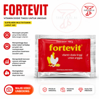 BJ SJOP FORTEVIT 50GRAM,100 G 250 GRAM Vitamin Dosis Tinggi Untuk Unggas