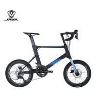 Java CL-CB-ROAD 451 Wheel Diameter Carbon Fiber Small Wheel Bike Road Bicycle Hydraulic Disc Brake 22 Speed Drop Bar R7000 BMX