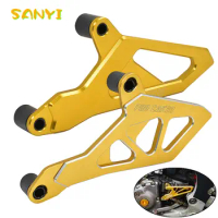 CNC Front Chain Protector Sprocket Guards Cover For Suzuki RMZ250 RMZ450 RM Z250 Z450 RMZ 250 450 DRZ400S DRZ400SM DRZ 400 S SM