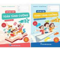 Sách - [ Lớp 5 - Cánh diều ] - Vở bài tập Toán tăng cường lớp 5 tập 1, tập 2
