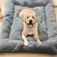 A LOVABLE  Dog Pet Beds Extra Large Plush Dog Bed Sofa Thickened Super Soft Polyester Pet Mat Dog Cr
