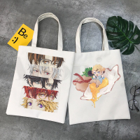 Mystic Messenger tujuh zero tujuh 707 mm BG Otome grafik kartun cetak beg membeli-belah gadis fesyen