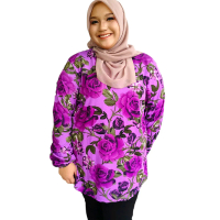 READY STOK BLOUSE MUSLIMAH PLUSSIZE 5XL sehingga 12XL Clothing Shirts