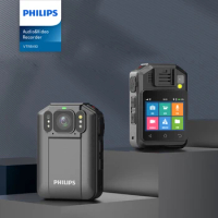 Philips VTR8410 Original Wireless 4G 256GB Audio and Voice Recorder for Police Body Worn Camera