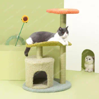Cat Climbing Frame Cat Nest Cat Tree Integrated Villa Cat Scratching Post Cat Rack Cat Jumping Platform Large-Sized Ceiling Post