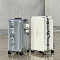 亞馬遜 鋁框行李箱 32吋大容量旅行箱 女鋁框拉桿箱 行李箱 旅行箱 男24密碼箱 五輪皮箱 和睦傢精選